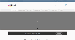 Desktop Screenshot of customhobbydecals.com